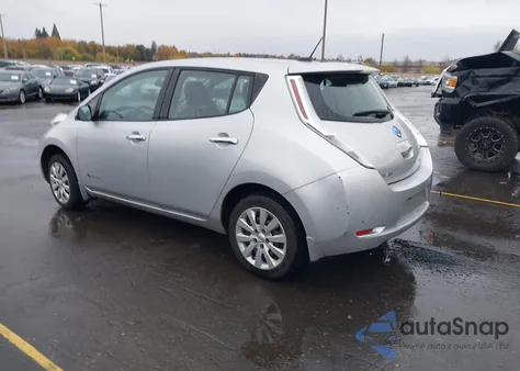 2015 Nissan Leaf S from USA, damaged, VIN 1N4AZ0CP5FC333715